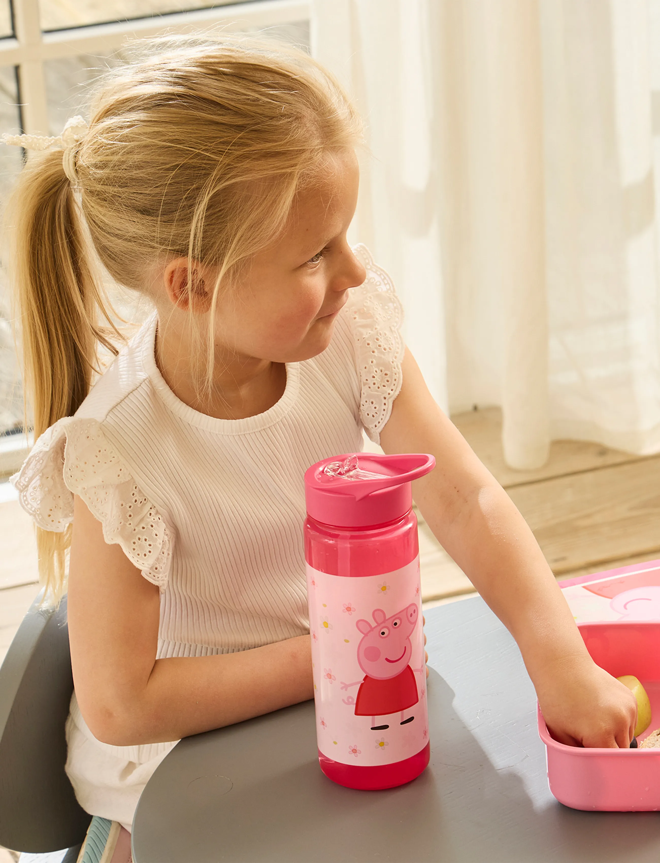 Gurli Gris - Peppa Pig - Drinking Bottle - Flowers - multiple color - 4