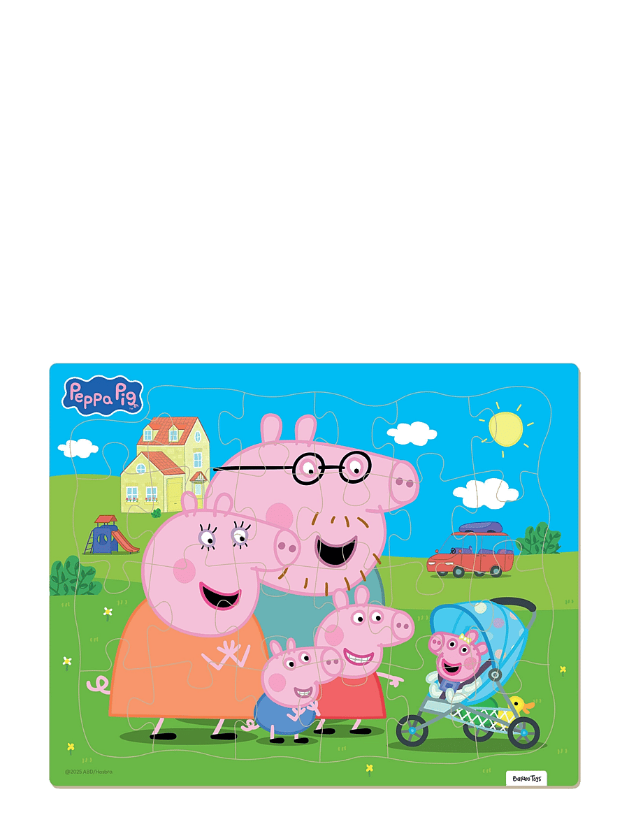 Greta gris - Peppa Pig - Framed Cardboard Puzzle - Family - klassiska pussel - multiple color - 1