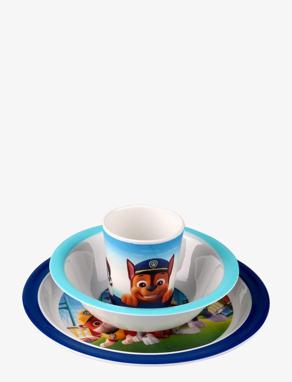 Käpapatrull - Paw Patrol 3 pcs Mealtime Set - Blue - Õhtusöögikomplektid - multiple color - 2