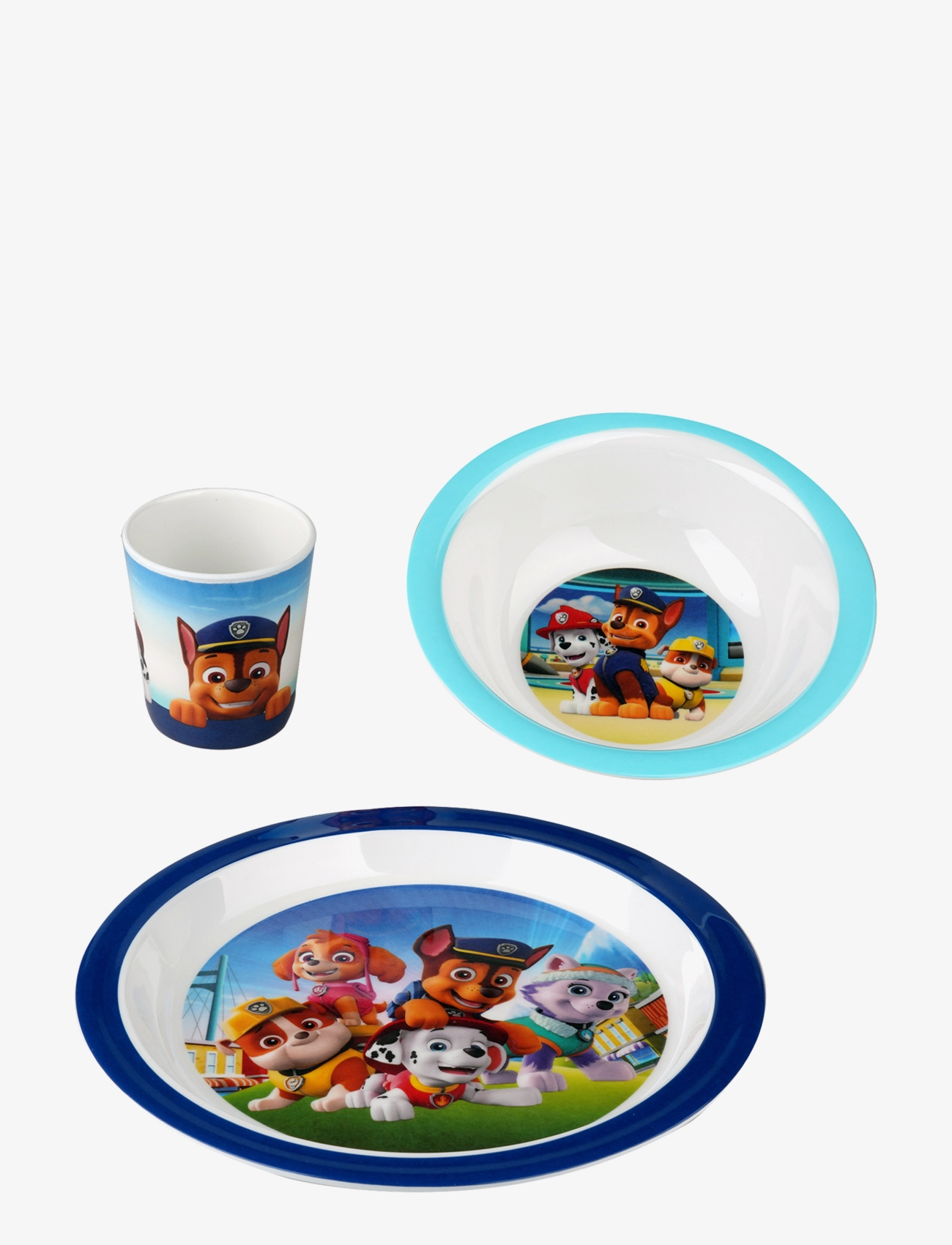 Barbo Toys - Paw Patrol 3 pcs Mealtime Set - Blue - multiple color - 3