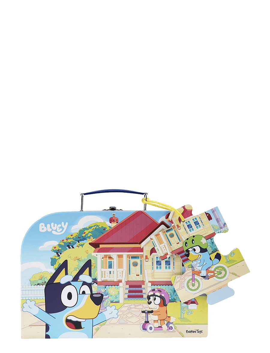 Bluey - Bluey - Suitcase w. Puzzle - Bike - klassische puzzles - multiple color - 5