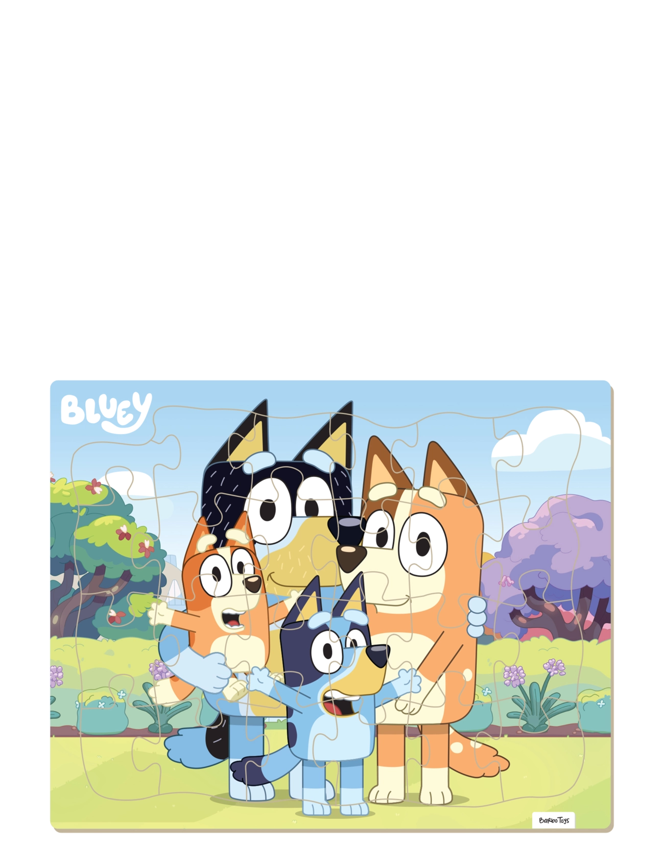 Bluey Bluey - Framed Cardboard Puzzle - Family - Leksaker - MULTIPLE COLOR / multi