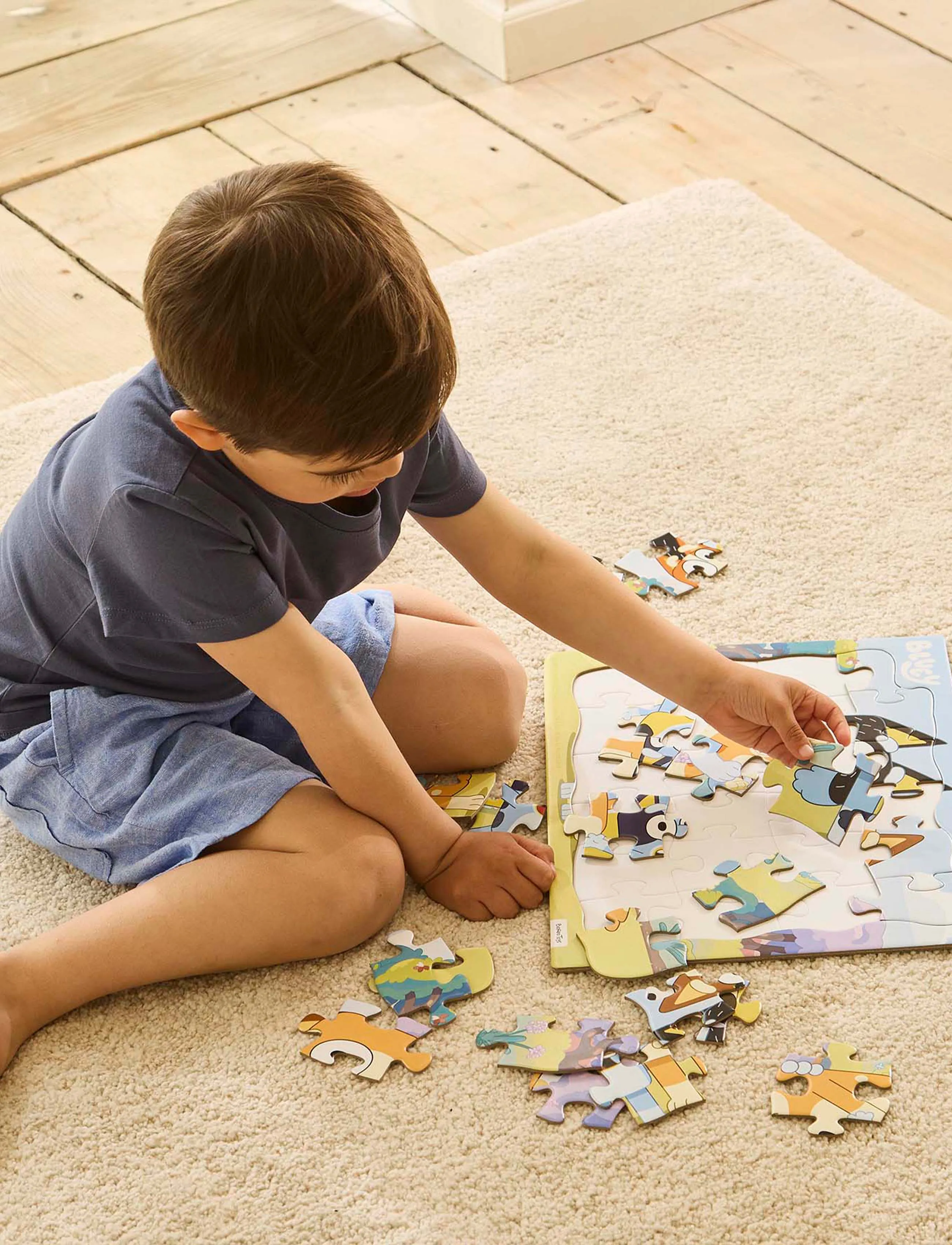 Bluey - Bluey - Framed Cardboard Puzzle - Family - klassiska pussel - multiple color - 3