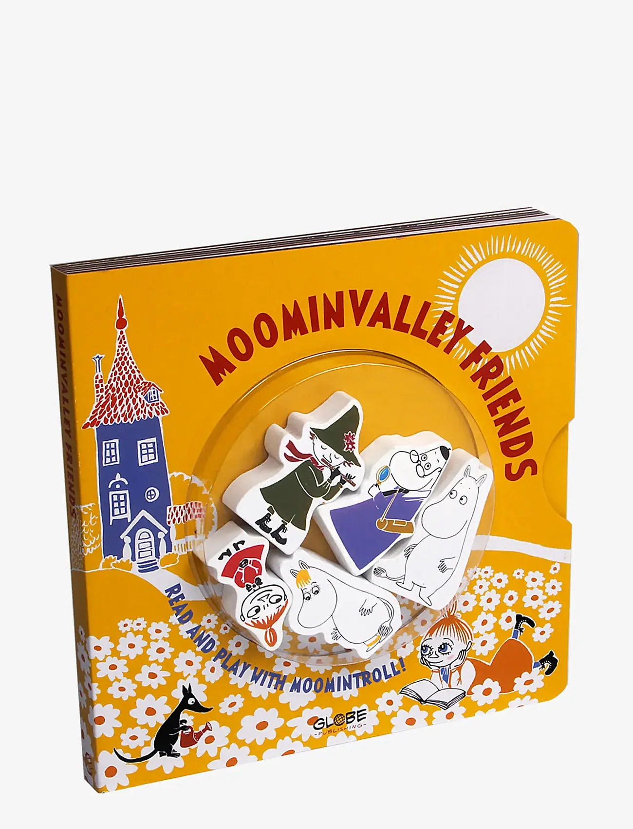 Muumitrollid - Moominvalley Friends book with 5 wooden figures (ENG) - juturaamatud - multiple color - 1