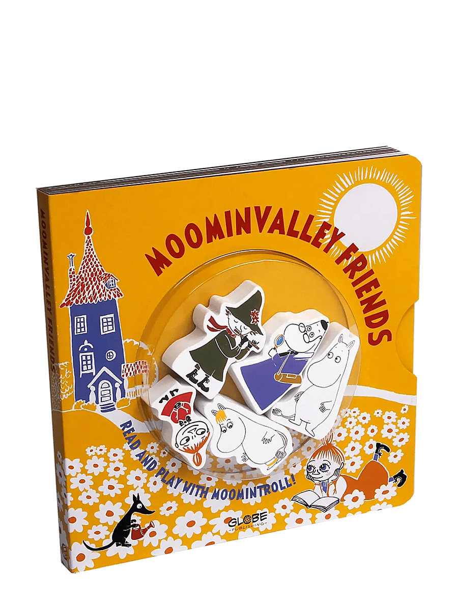 MOOMIN - Moominvalley Friends book with 5 wooden figures (ENG) - multiple color - 1