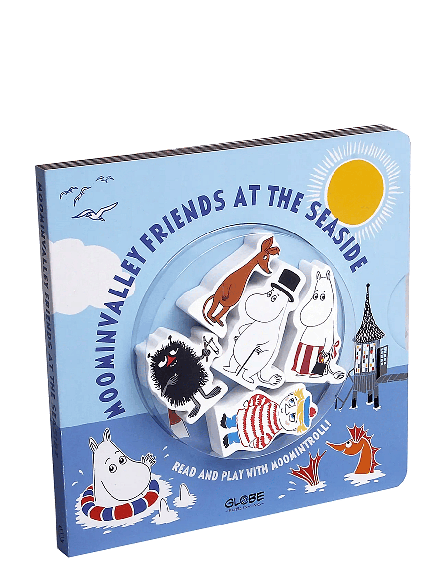 MOOMIN - Moominvalley Book at the Seaside with 5 wooden figures (ENG) - livres d'histoires - multiple color - 1