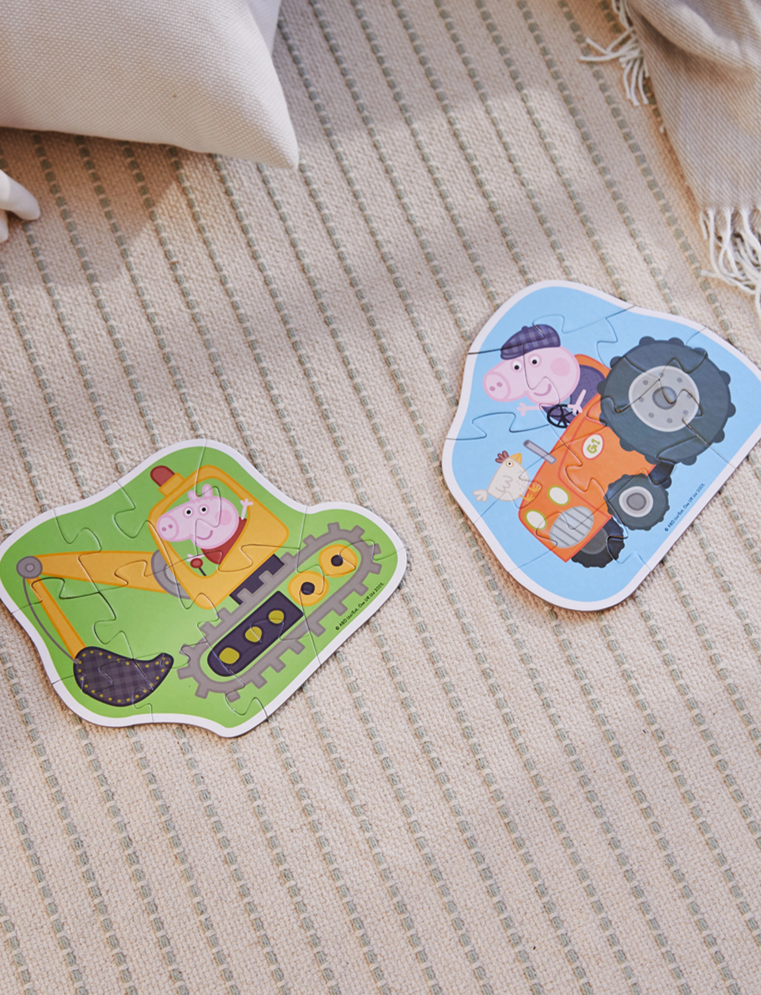 Barbo Toys - Peppa Pg - Deco Puzzles - Farmer George - multiple color - 0