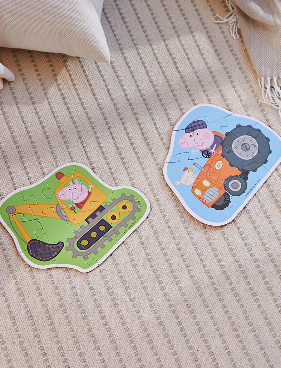 Barbo Toys - Peppa Pg - Deco Puzzles - Farmer George - multiple color - 0