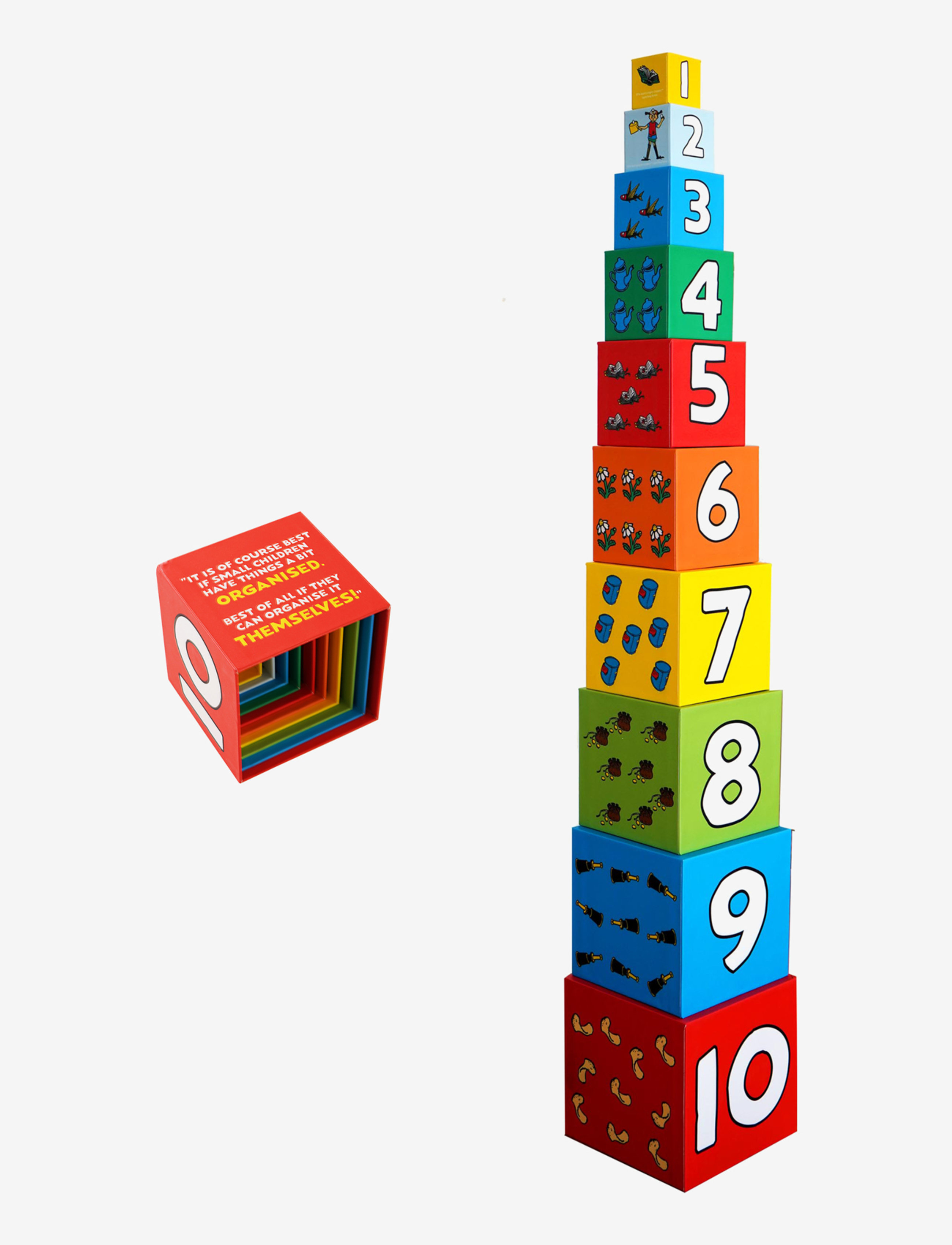 Pippi Stacking Cubes - MULTIPLE COLOR