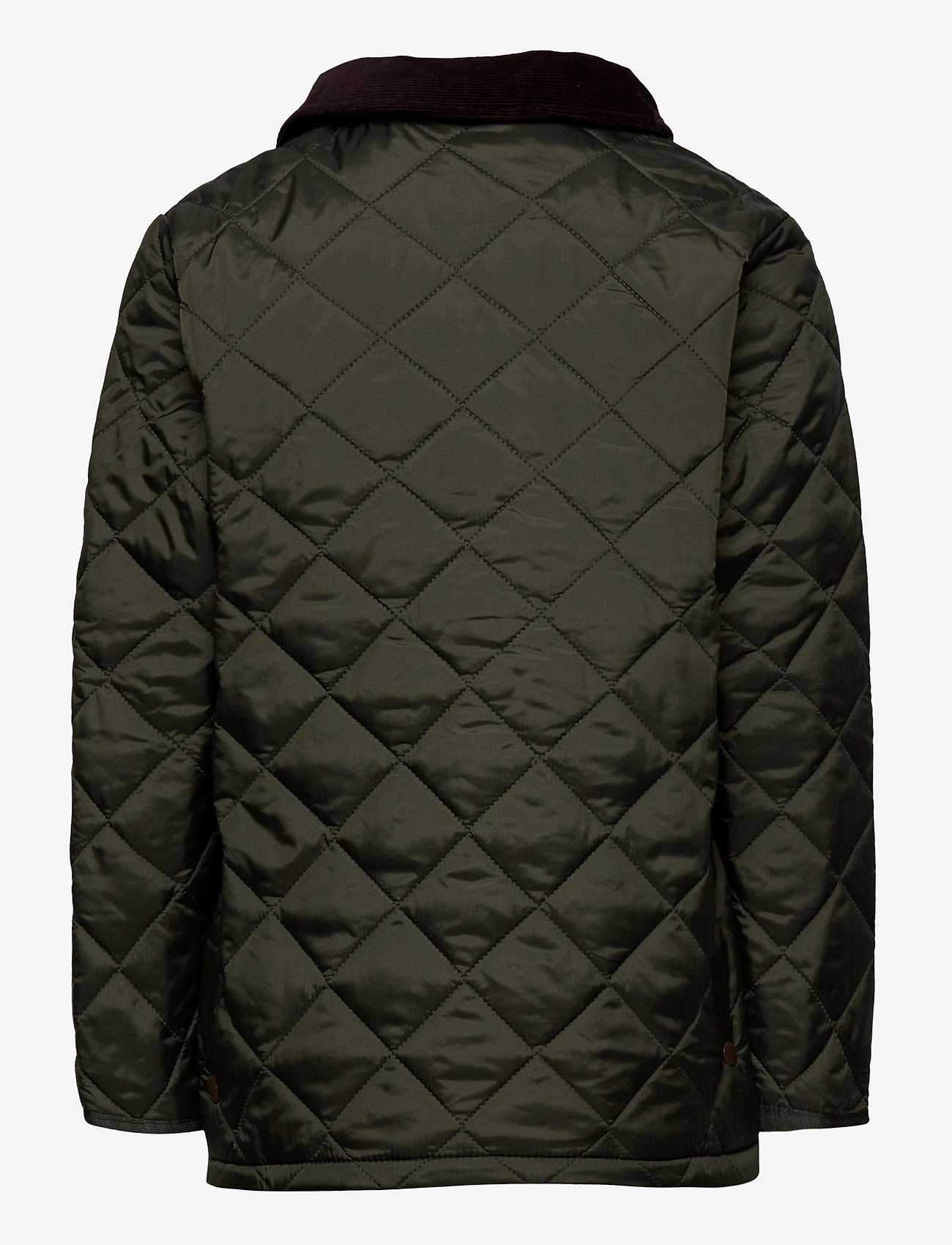 Barbour - Barbour Boys Liddesdale Quilt - steppjacken - dk olive/red - 1