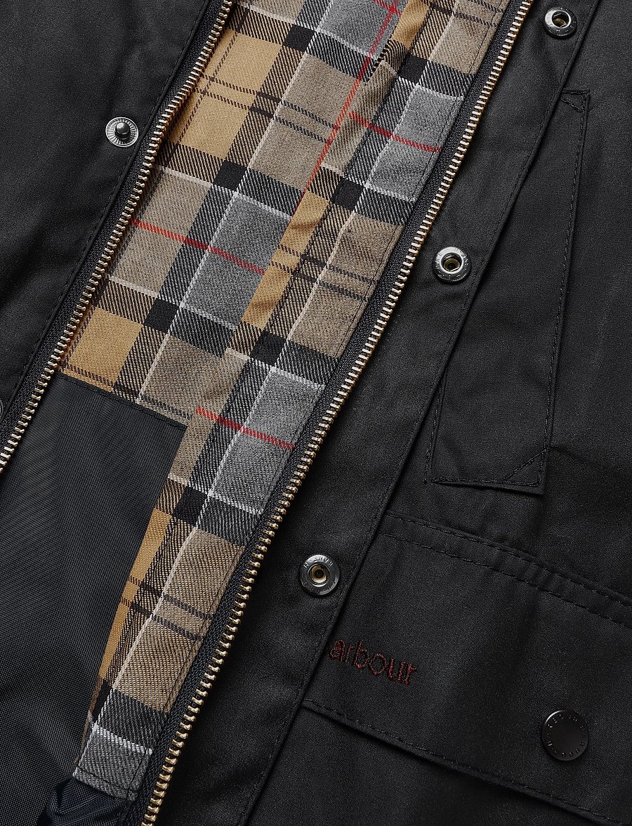 Barbour - Barbour Boys Bedale Wax - daunen- und steppjacken - navy - 4