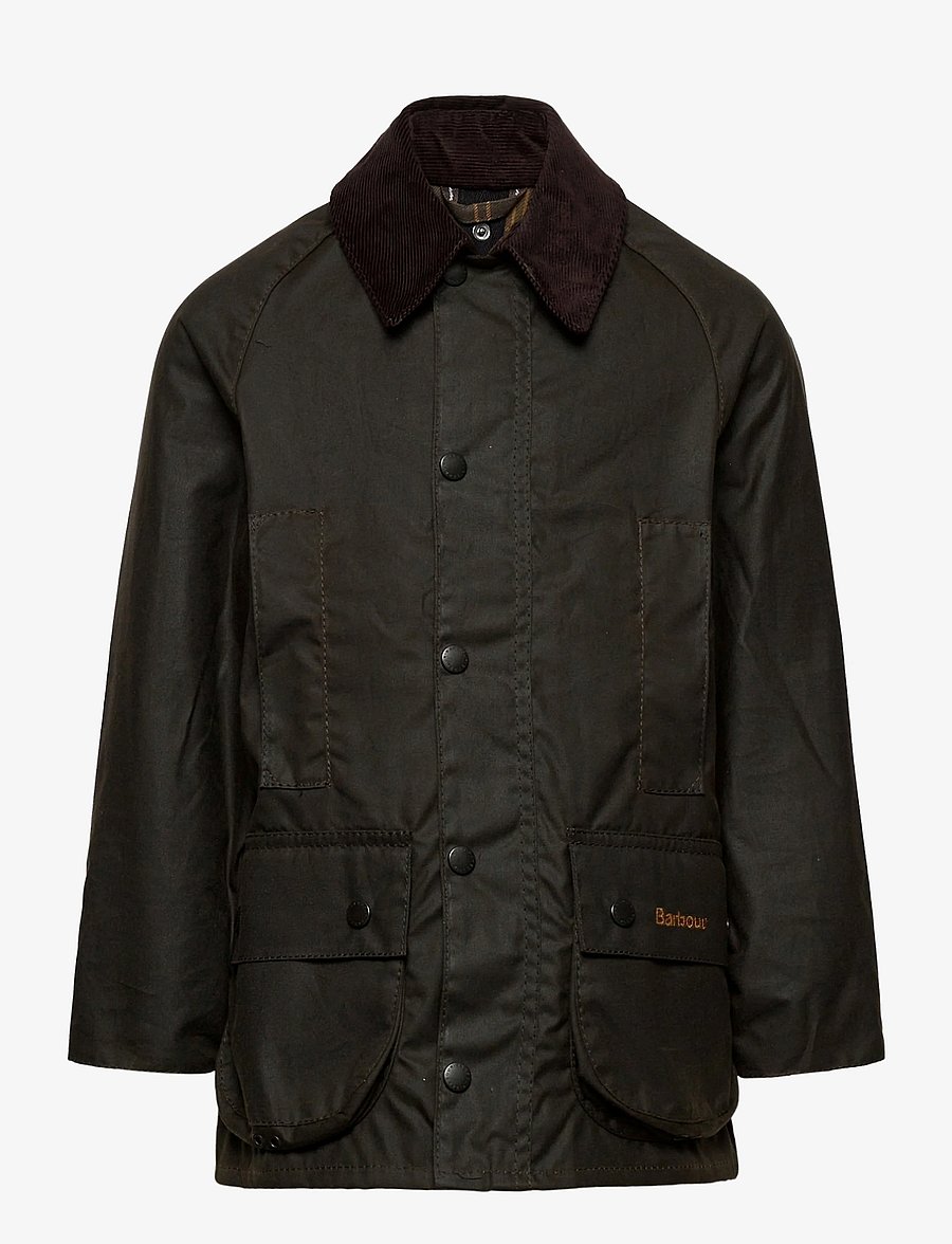 Barbour - Barbour Boys Beaufort Wax - mäntel - olive - 0
