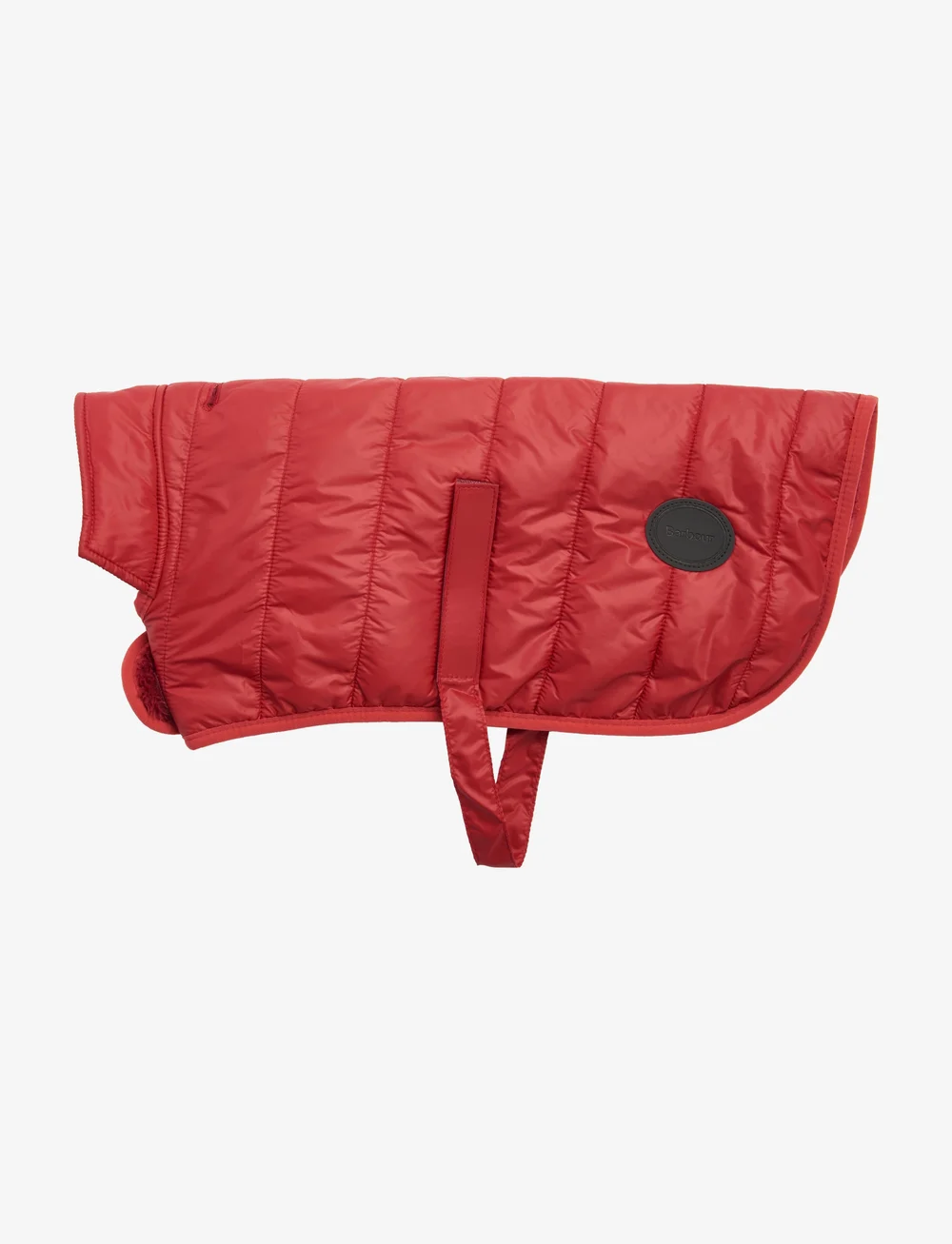 Red barbour best sale dog coat