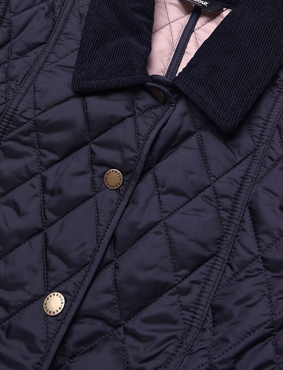 Barbour - Barbour Girls Liddesdale Quilt - navy/gardenia - 2