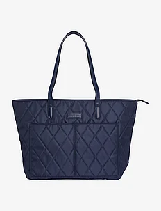 Barbour Quilt Tote Bag NAVY/OLIVE-Onesize, Barbour