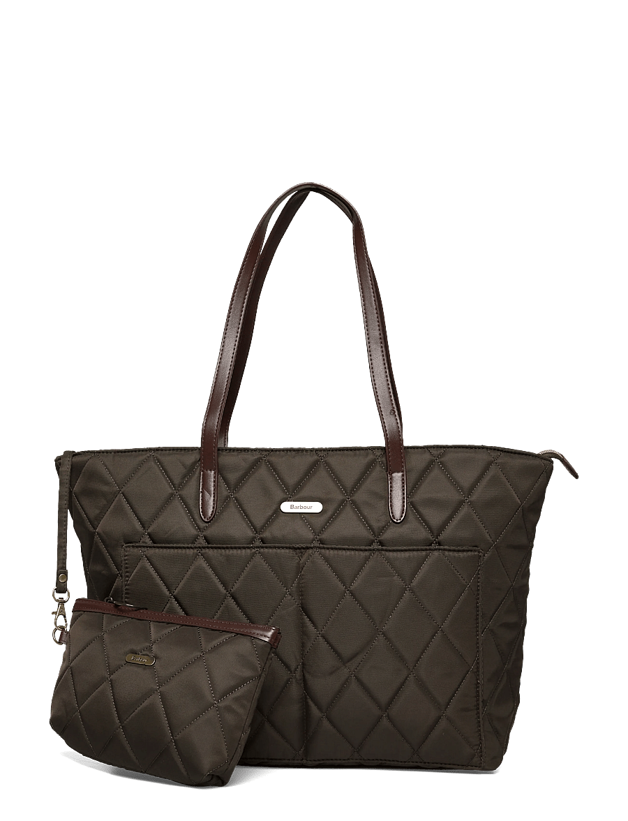 Barbour - Barbour Quilted Tote Bag - olive - 0