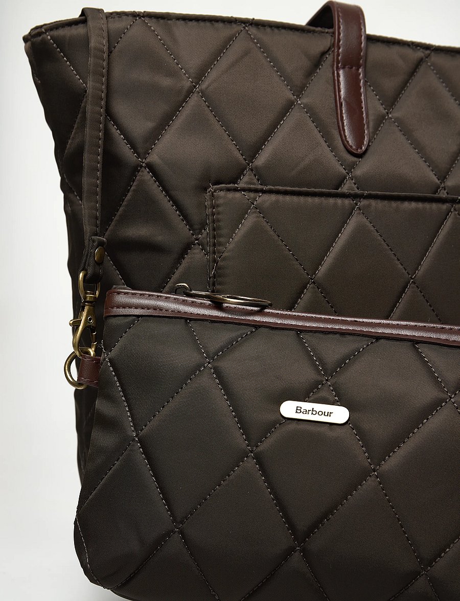Barbour - Barbour Quilted Tote Bag - olive - 3