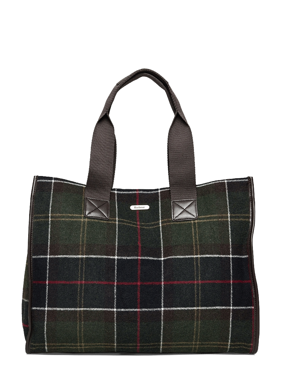 Barbour - Barbour Turnberry Tartan Tote Bag - totes - olive - 0