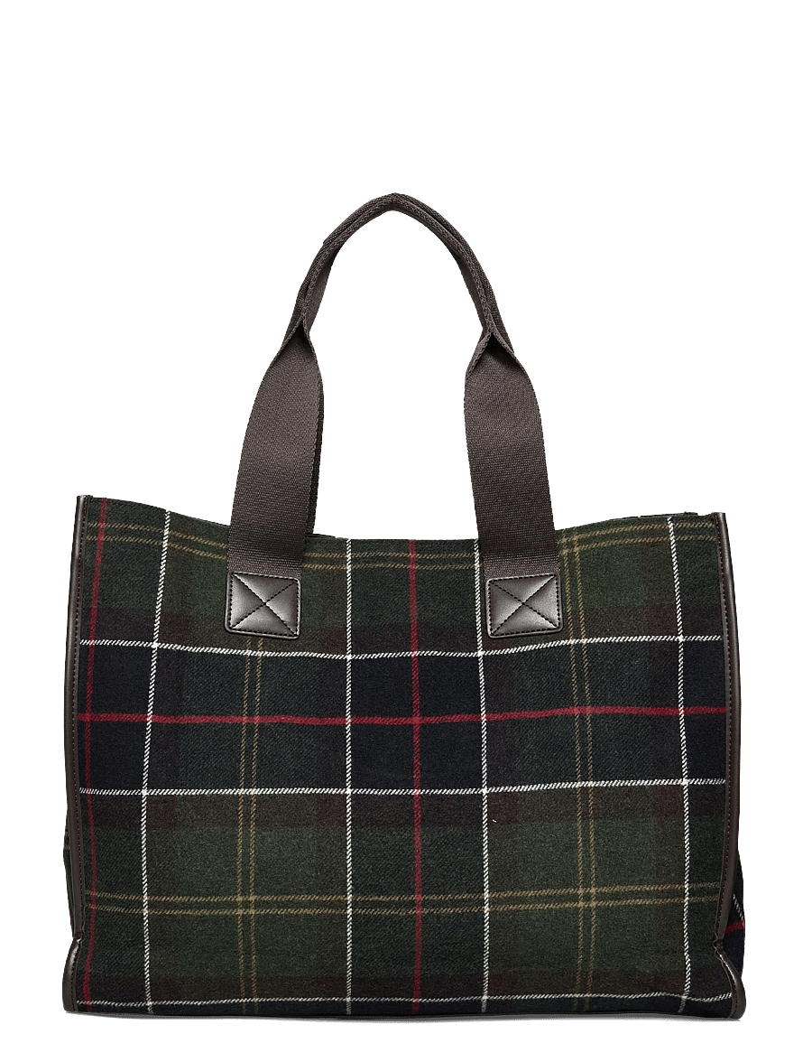 Barbour - Barbour Turnberry Tartan Tote Bag - totes - olive - 1