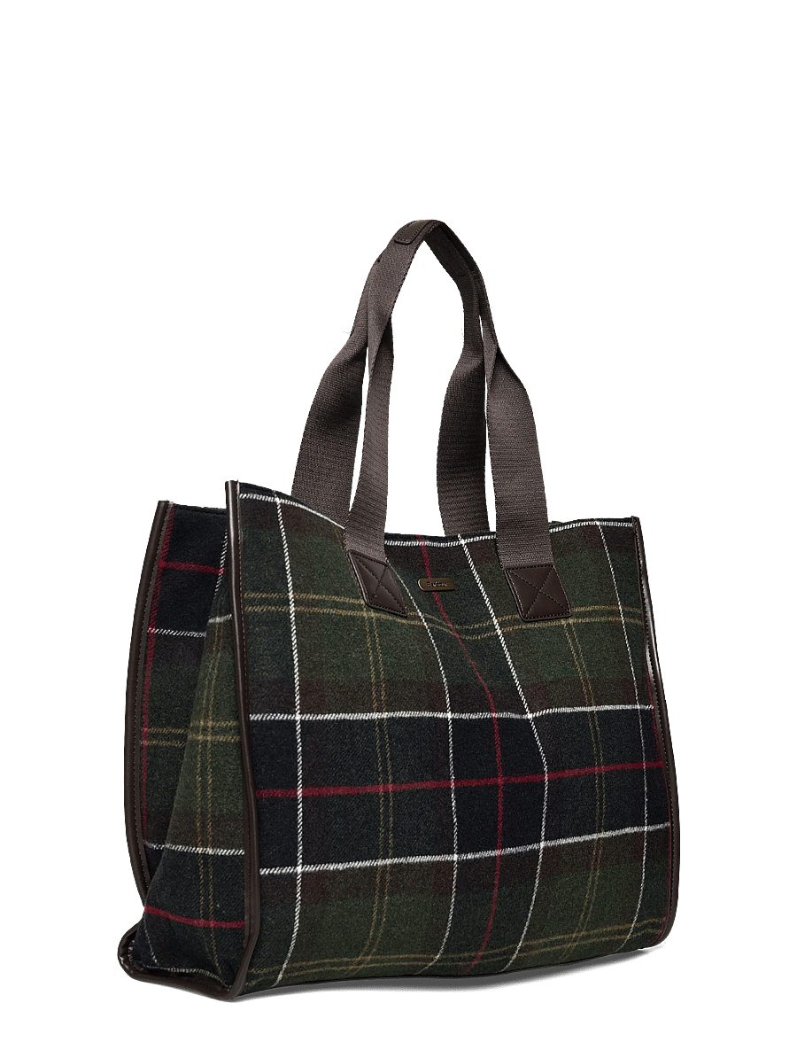 Barbour - Barbour Turnberry Tartan Tote Bag - totes - olive - 2