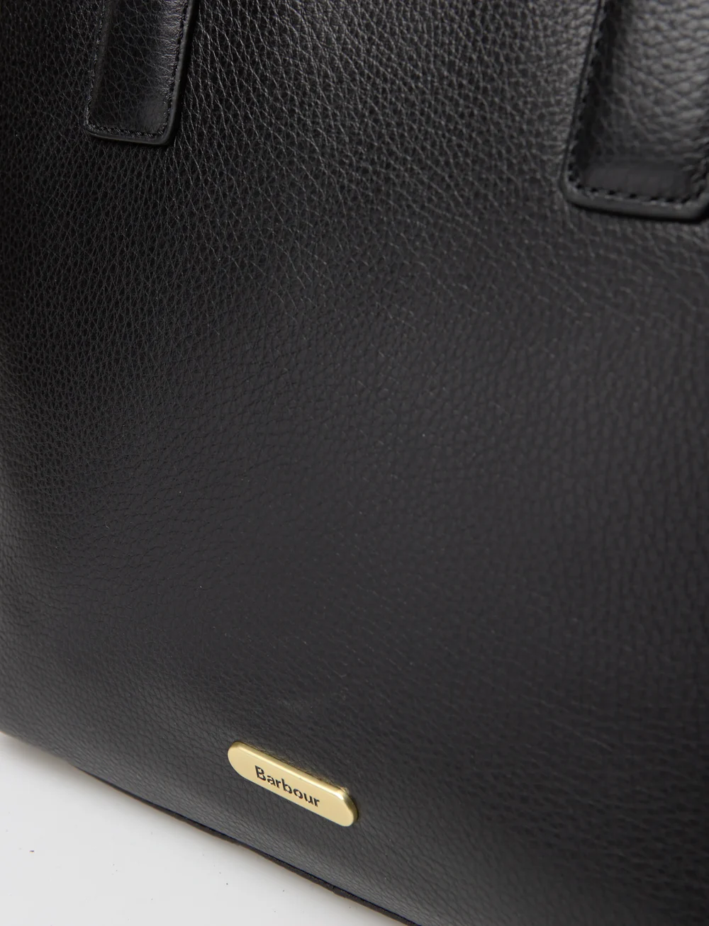 Barbour - Barbour Birch Leather Tote Bag - speciella tillfällen - black - 3