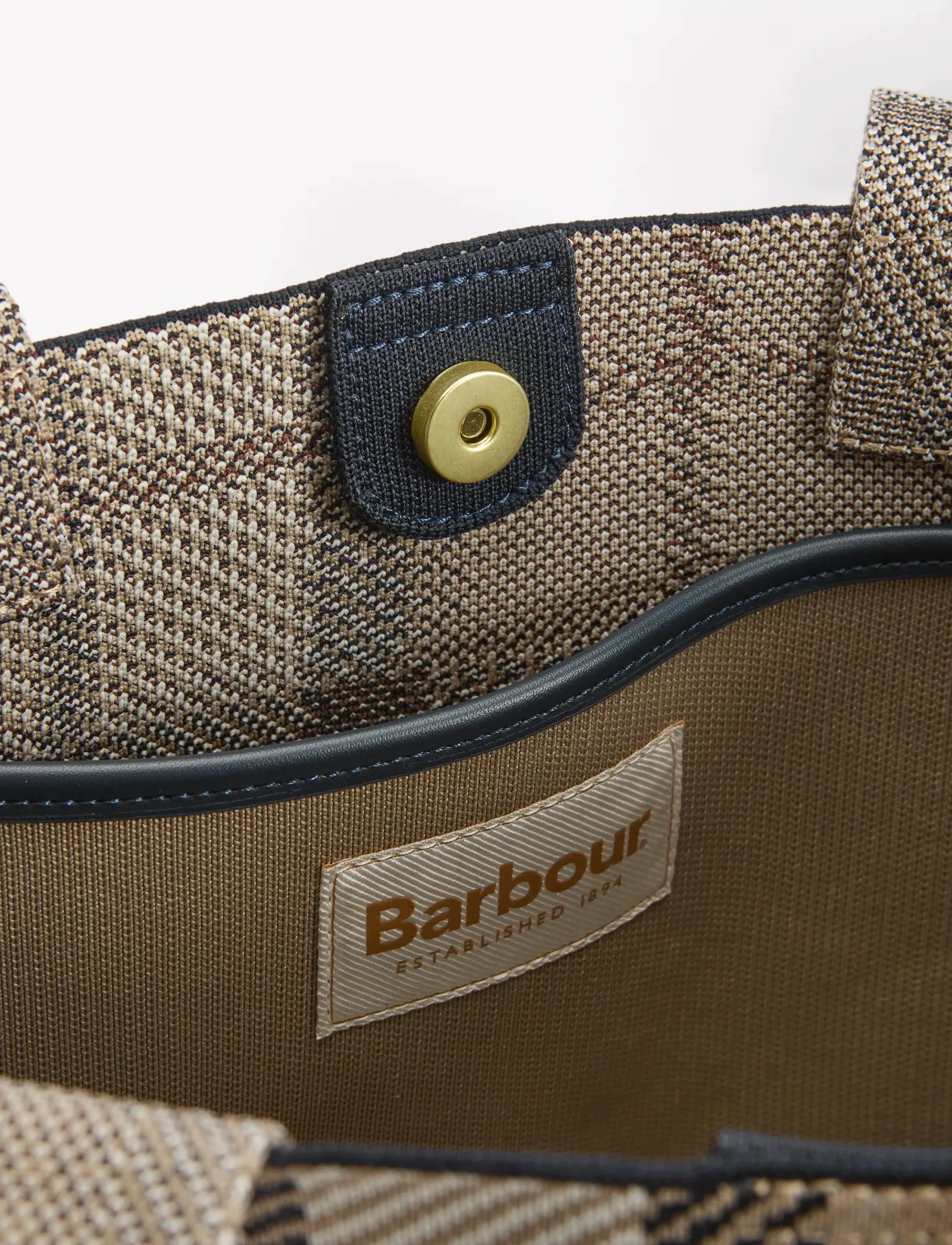 Barbour - Barbour Layla Shopper - ietilpīgas somas - rosewood tartan - 4
