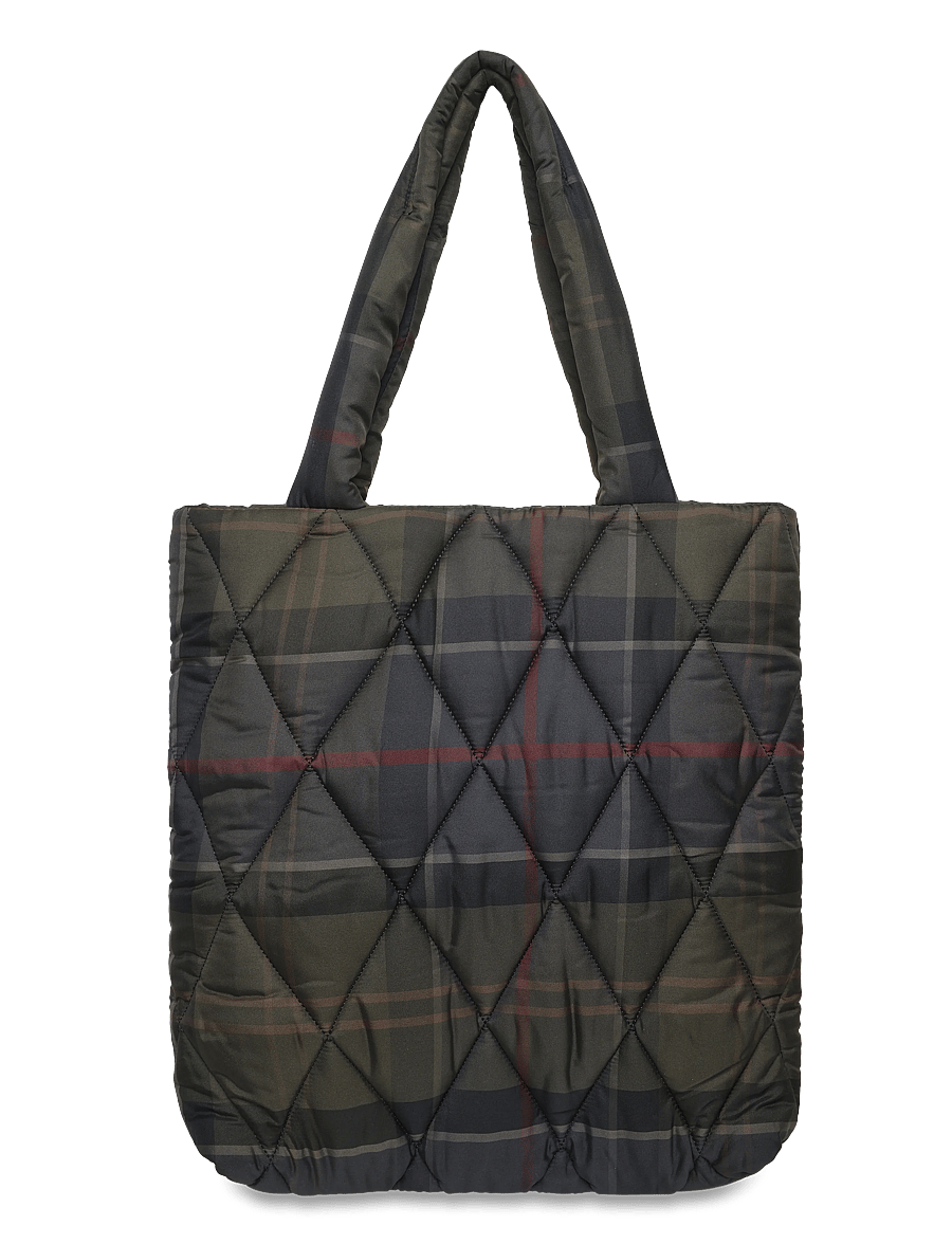 Barbour - Barbour Tartan Arlene Quilted Tote Bag - shadow classic tartan - 2
