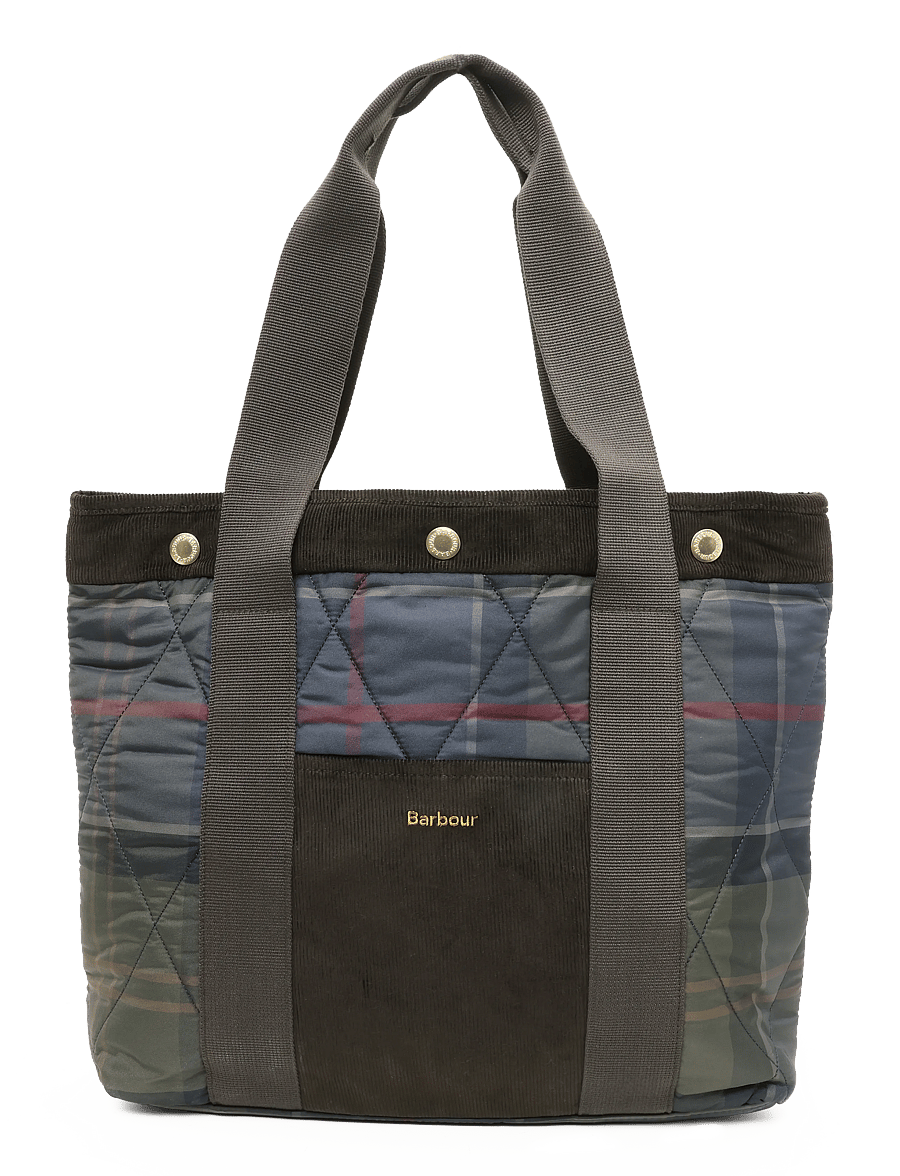 Barbour - Barbour Healy Tartan Tote Bag - tote bags - shadow classic tartan - 0
