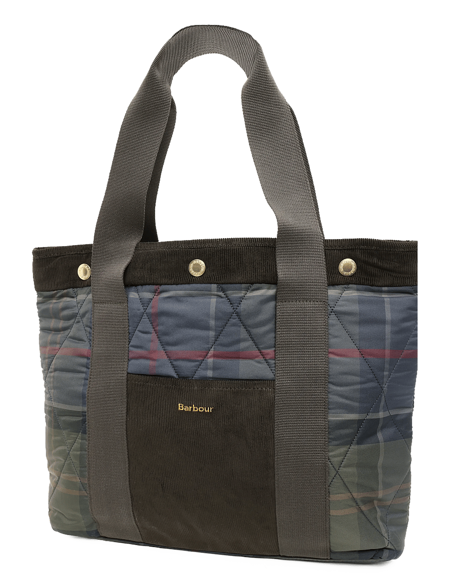 Barbour - Barbour Healy Tartan Tote Bag - tote bags - shadow classic tartan - 2