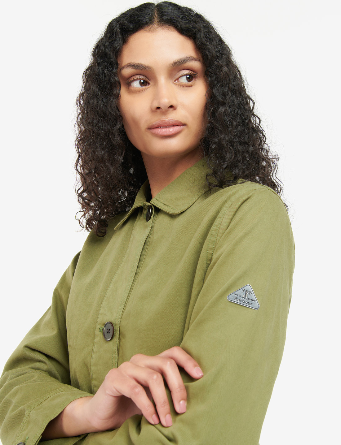 Barbour women's online utility jacket olive