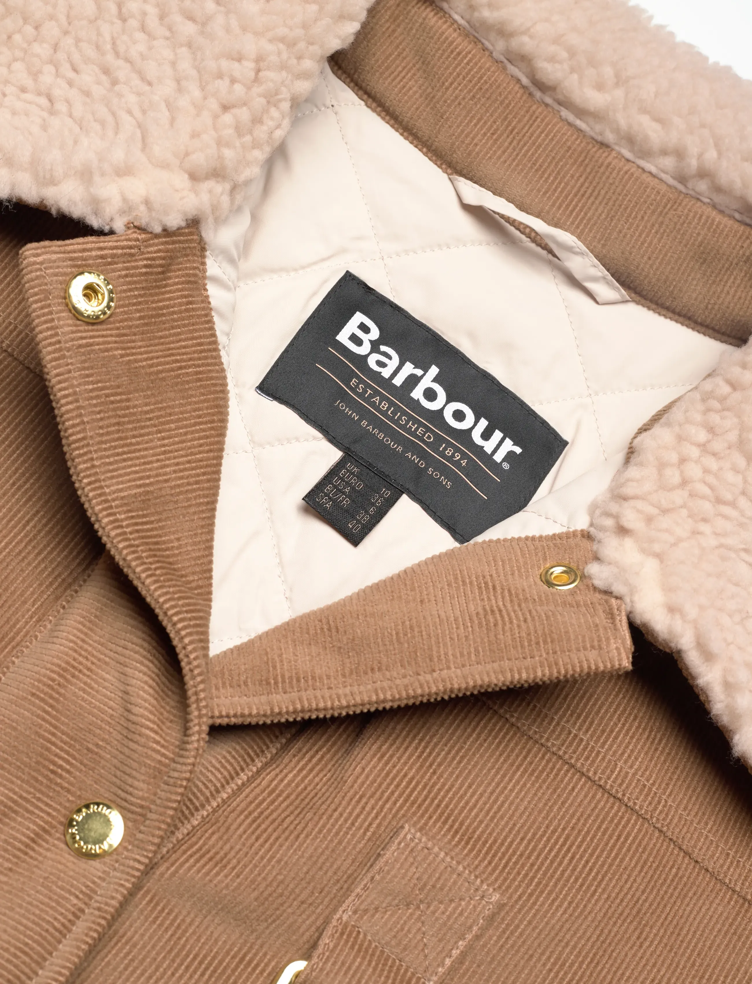 Barbour - Barbour Tabitha Casual Jacket - utility jackets - beige - 2