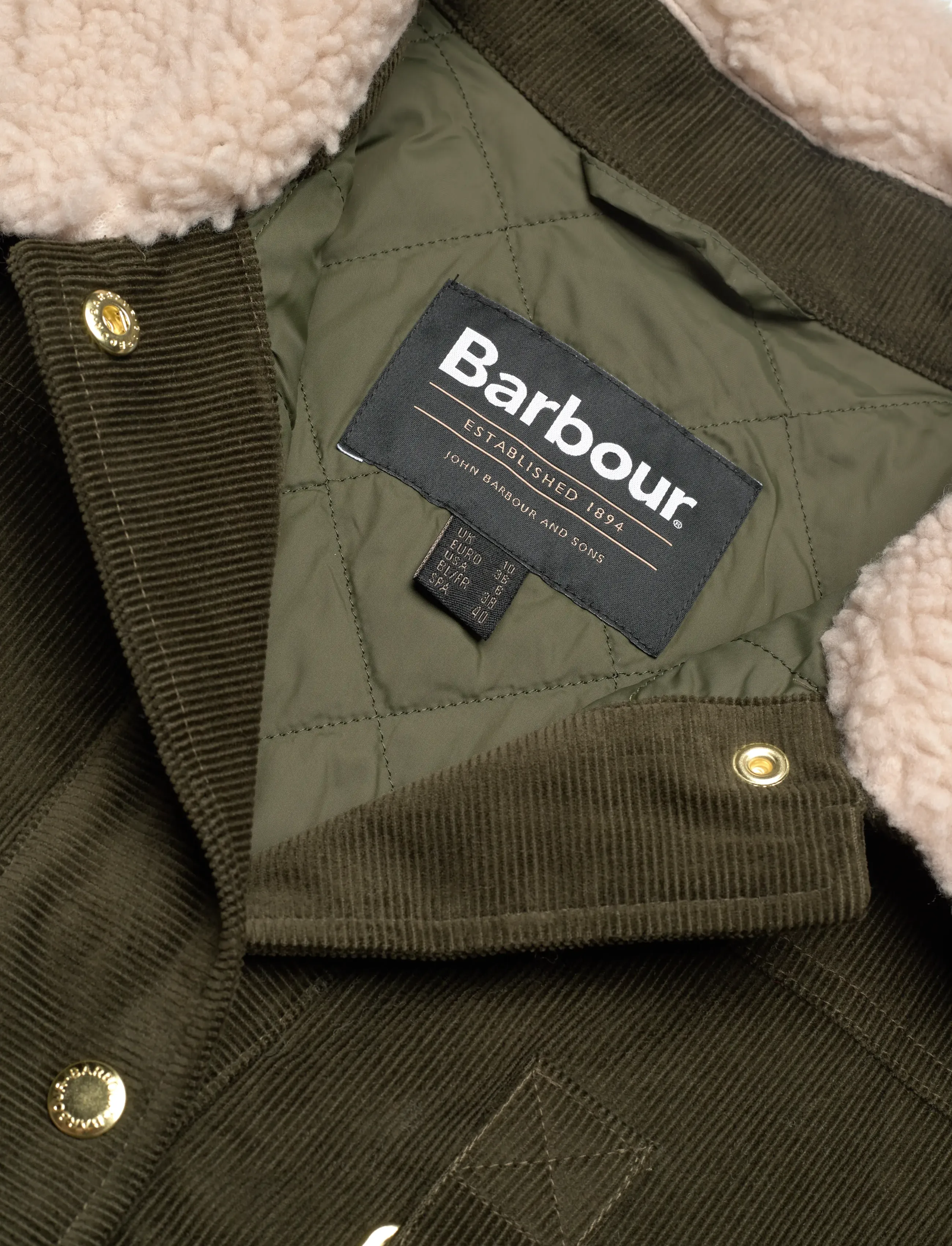 Barbour - Barbour Tabitha Casual Jacket - utility jackets - olive - 2