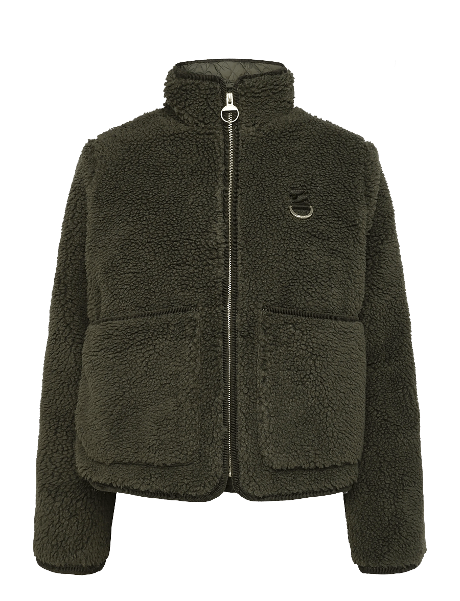 Barbour - Barbour Elenora Casual Fleece Jacket - talvejoped - olive - 1