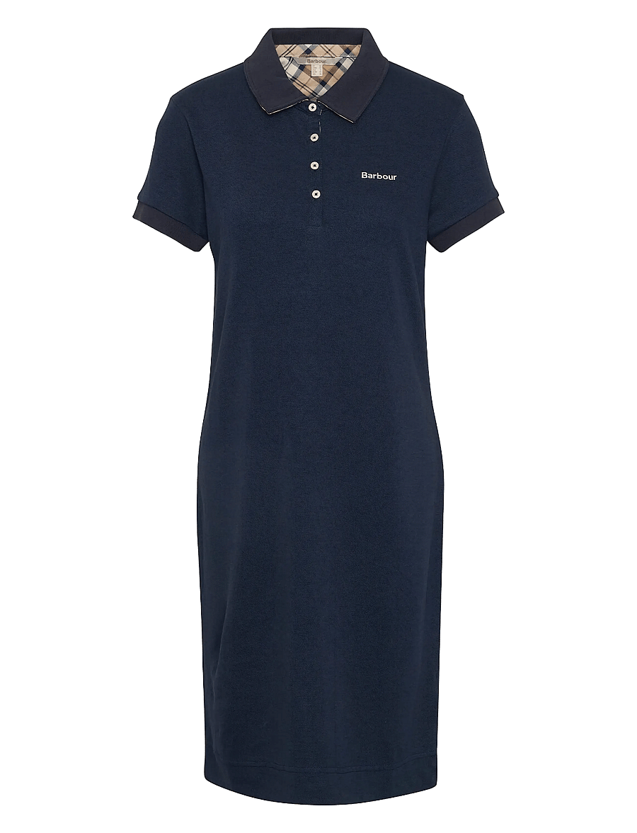 Barbour - Barbour Polo Dress - t-shirt-kleider - navy - 1