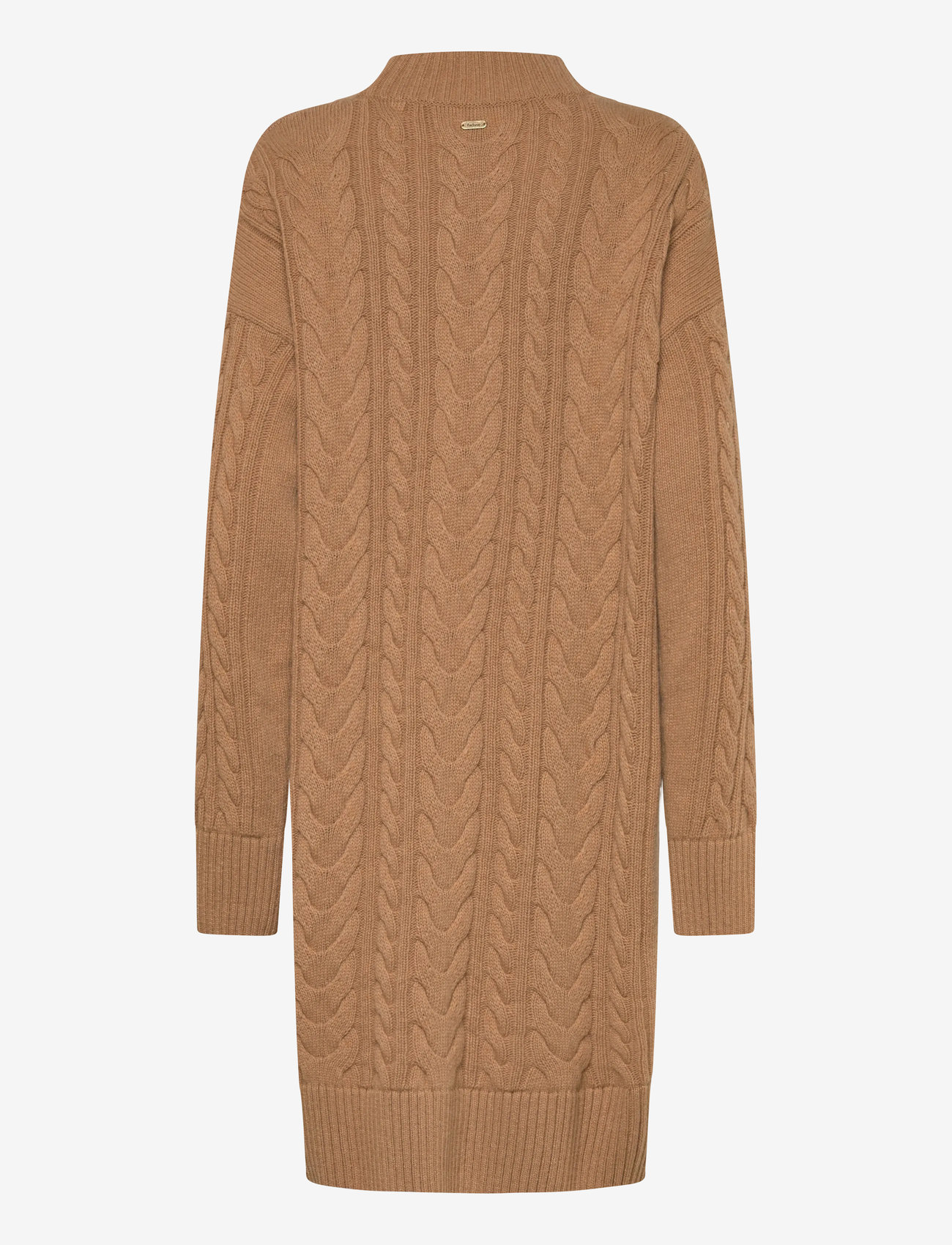 Barbour - Barbour Belford Knitted Mini Dress - stickade klänningar - beige - 1