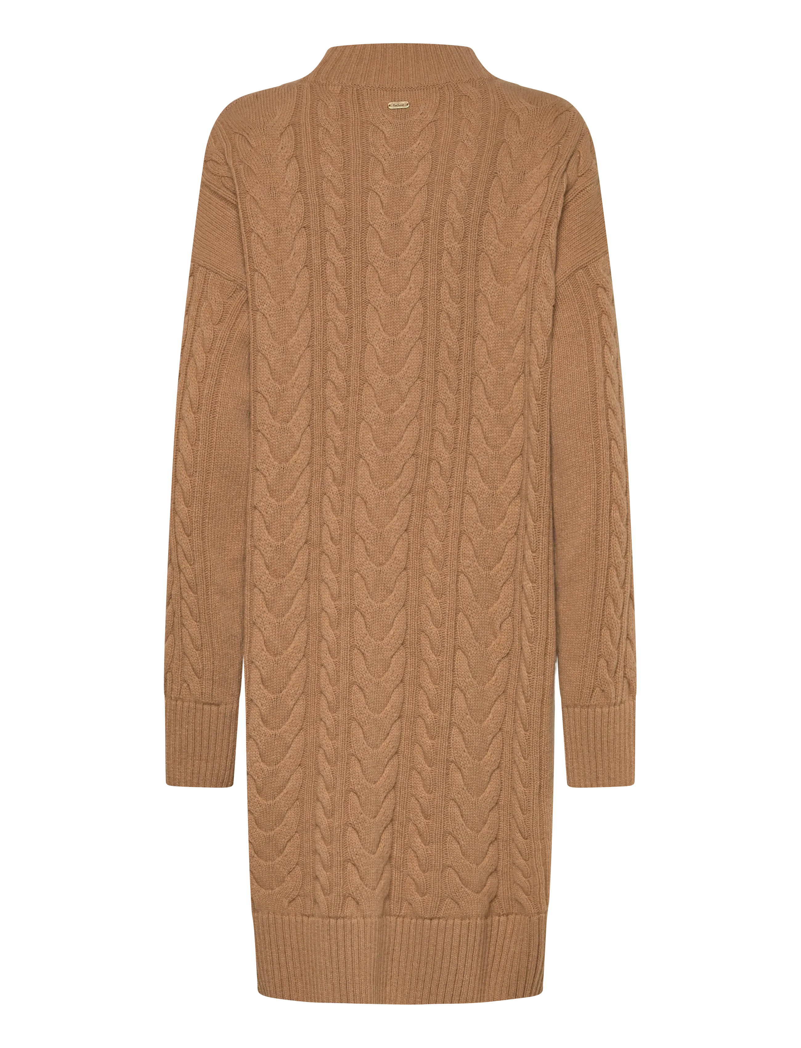 Barbour - Barbour Belford Knitted Mini Dress - stickade klänningar - beige - 1