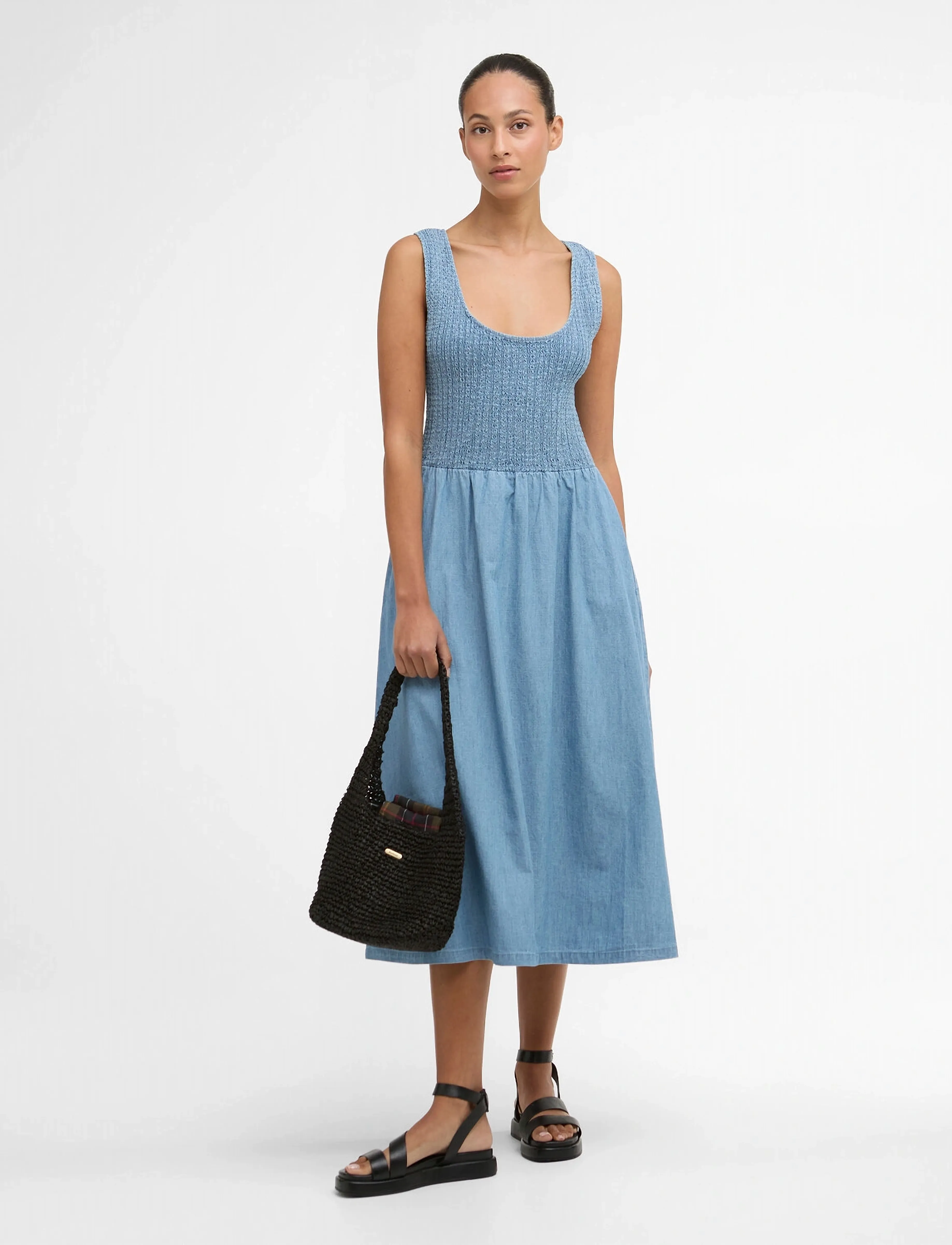 Barbour Barbour Josie Dress - Kleidung - CHAMBRAY / blue