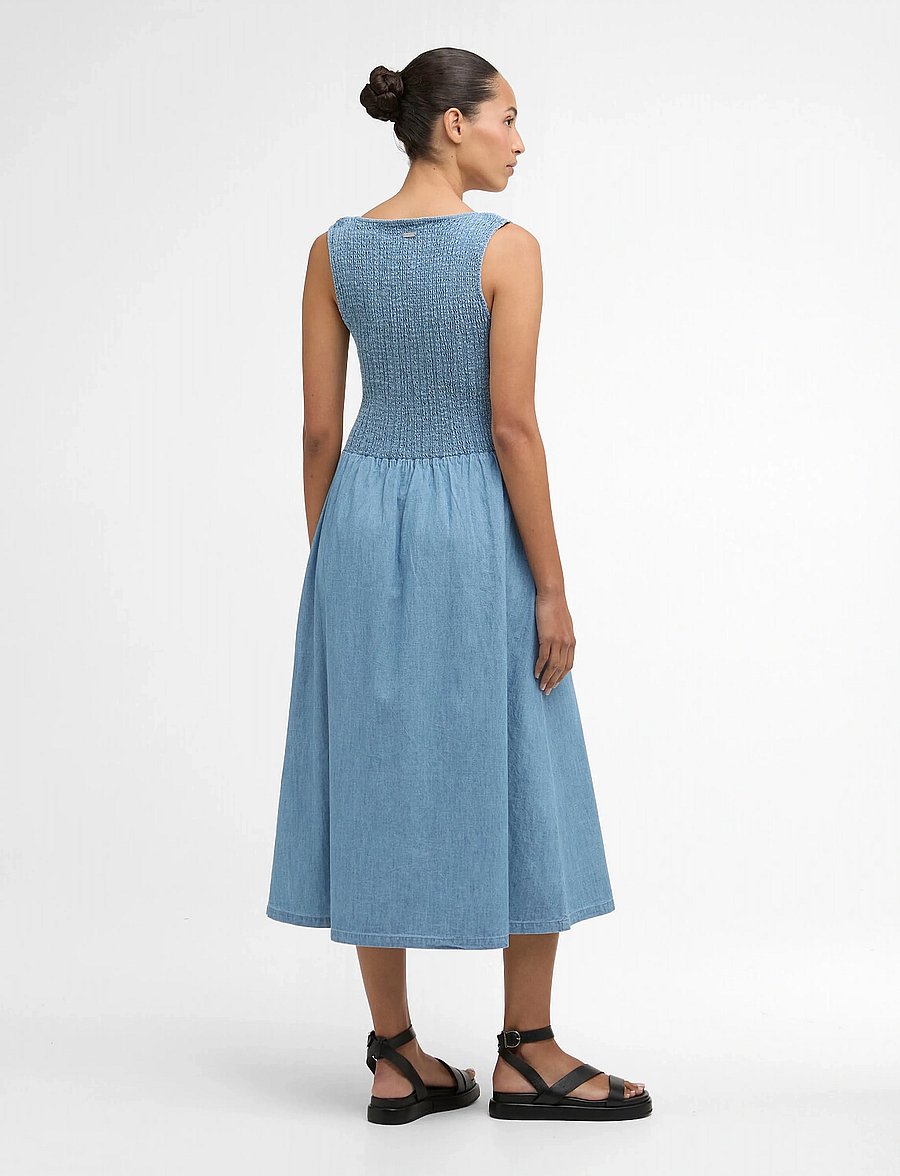 Barbour - Barbour Josie Dress - sommerkleider - chambray - 2