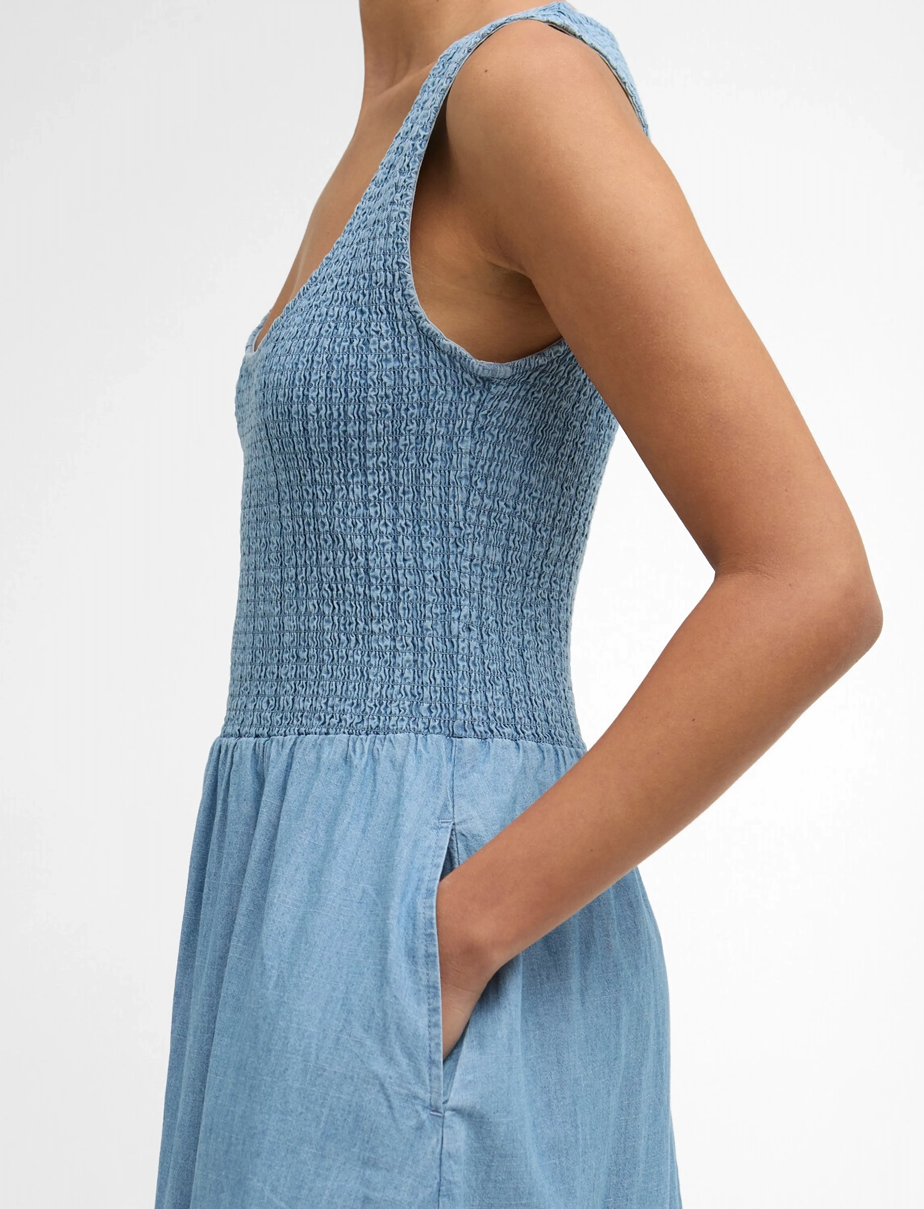 Barbour - Barbour Josie Dress - suvekleidid - chambray - 3