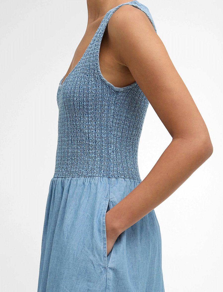 Barbour - Barbour Josie Dress - sommerkleider - chambray - 3