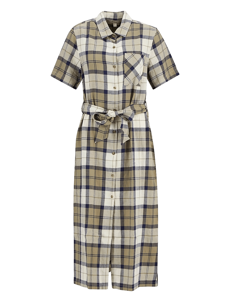Barbour - Barbour Fern Dress - sommerkleider - dress navy tartan - 1