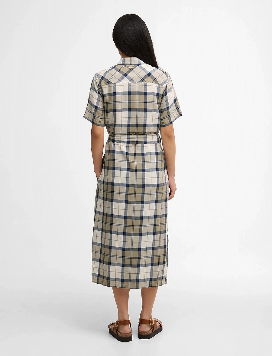 Barbour - Barbour Fern Dress - sommerkleider - dress navy tartan - 4