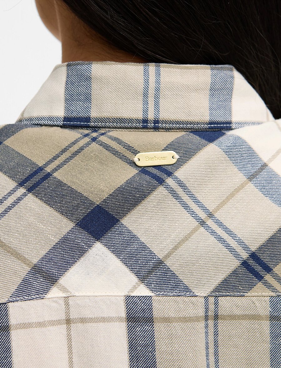 Barbour - Barbour Fern Dress - sommerkleider - dress navy tartan - 5