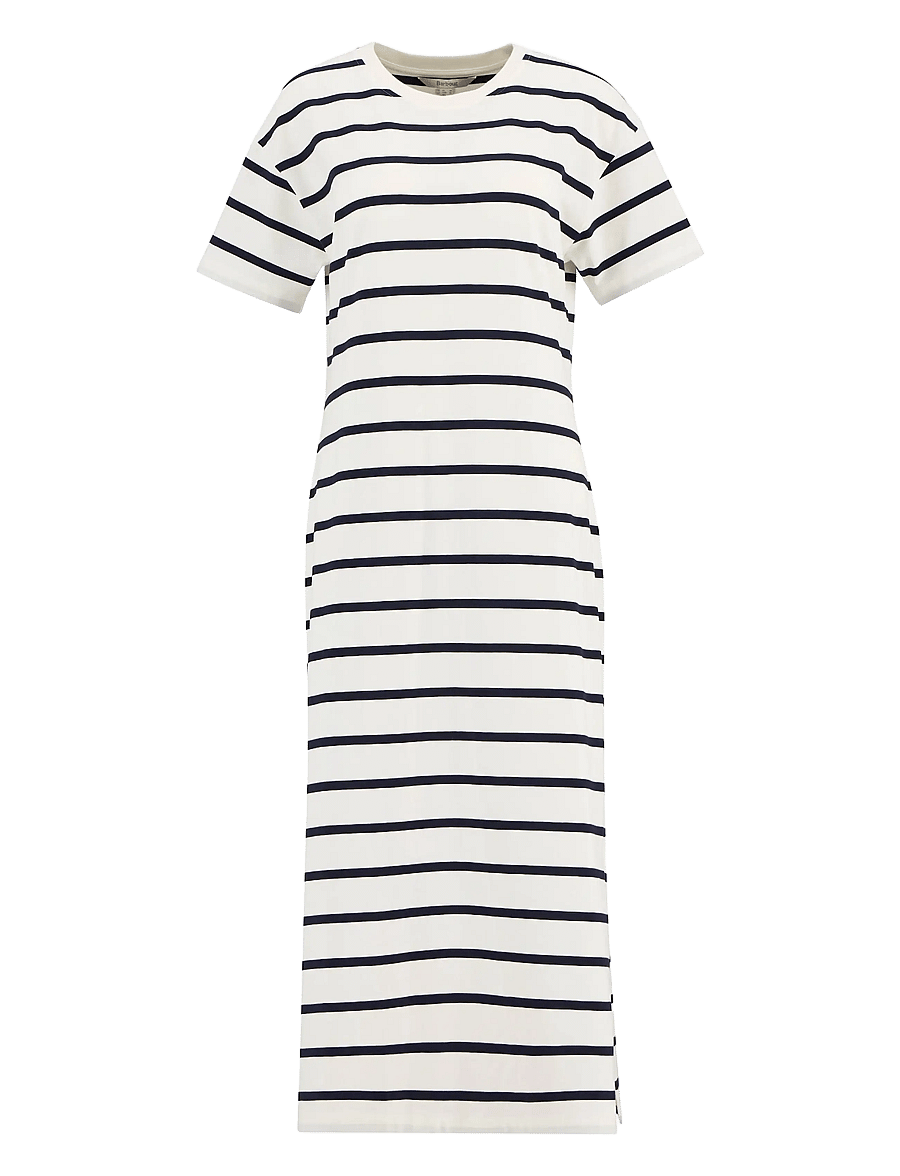 Barbour - Barbour Selena Dress - särkkleidid - cloud/navy stripe - 1