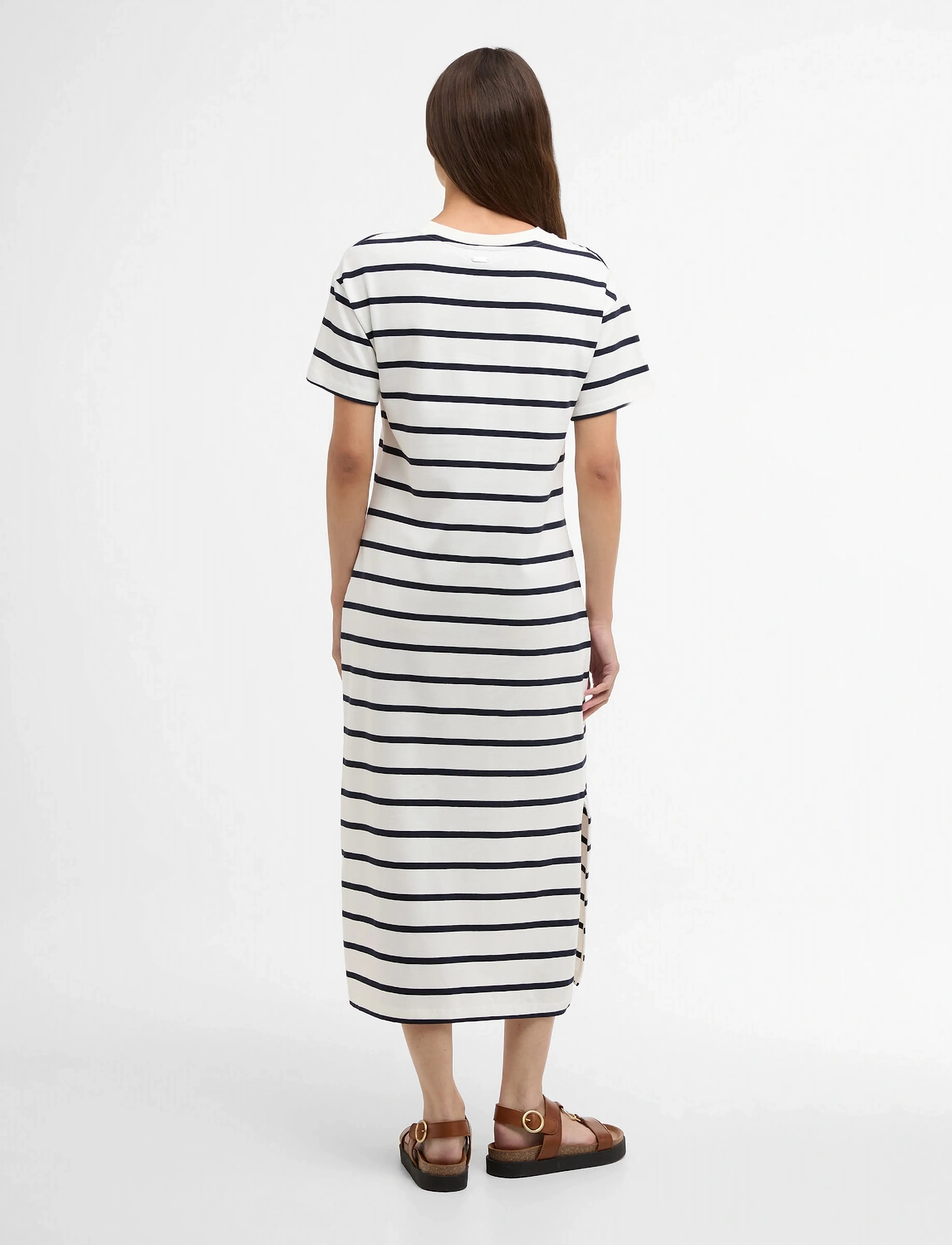 Barbour - Barbour Selena Dress - shirt dresses - cloud/navy stripe - 3