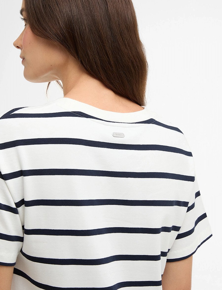 Barbour - Barbour Selena Dress - särkkleidid - cloud/navy stripe - 5