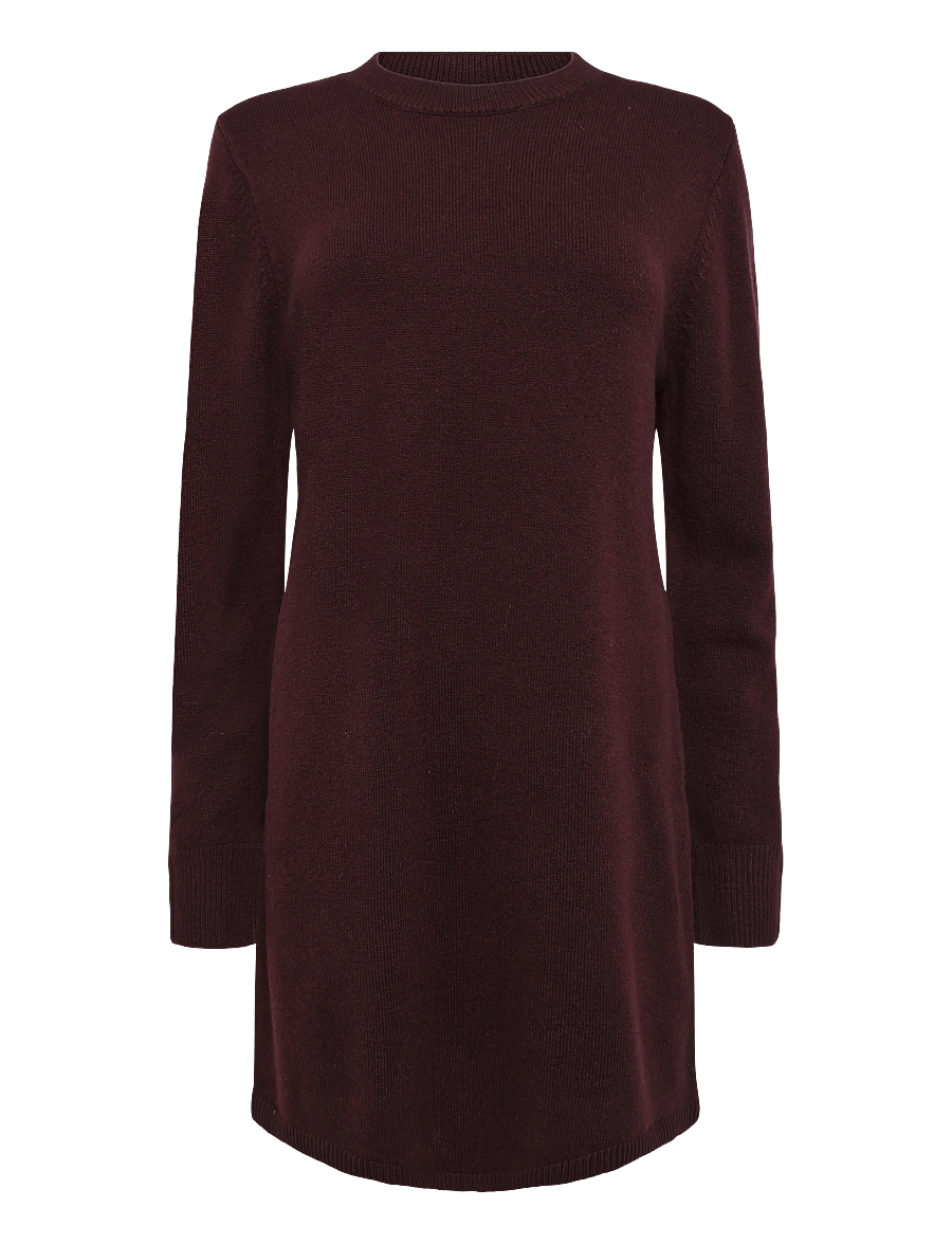 Barbour - Barbour May Knitted Mini Dress - fig - 0