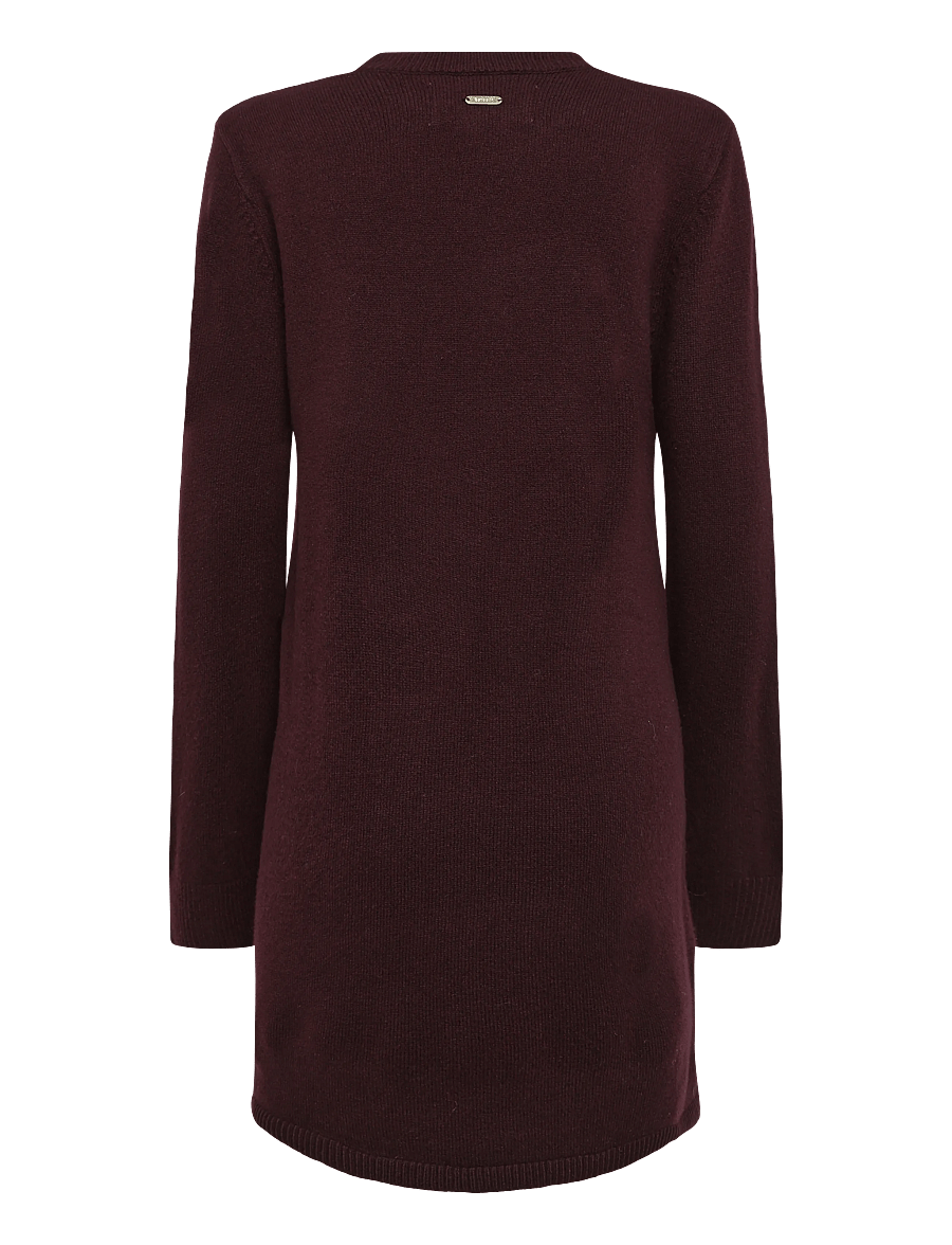 Barbour - Barbour May Knitted Mini Dress - fig - 1