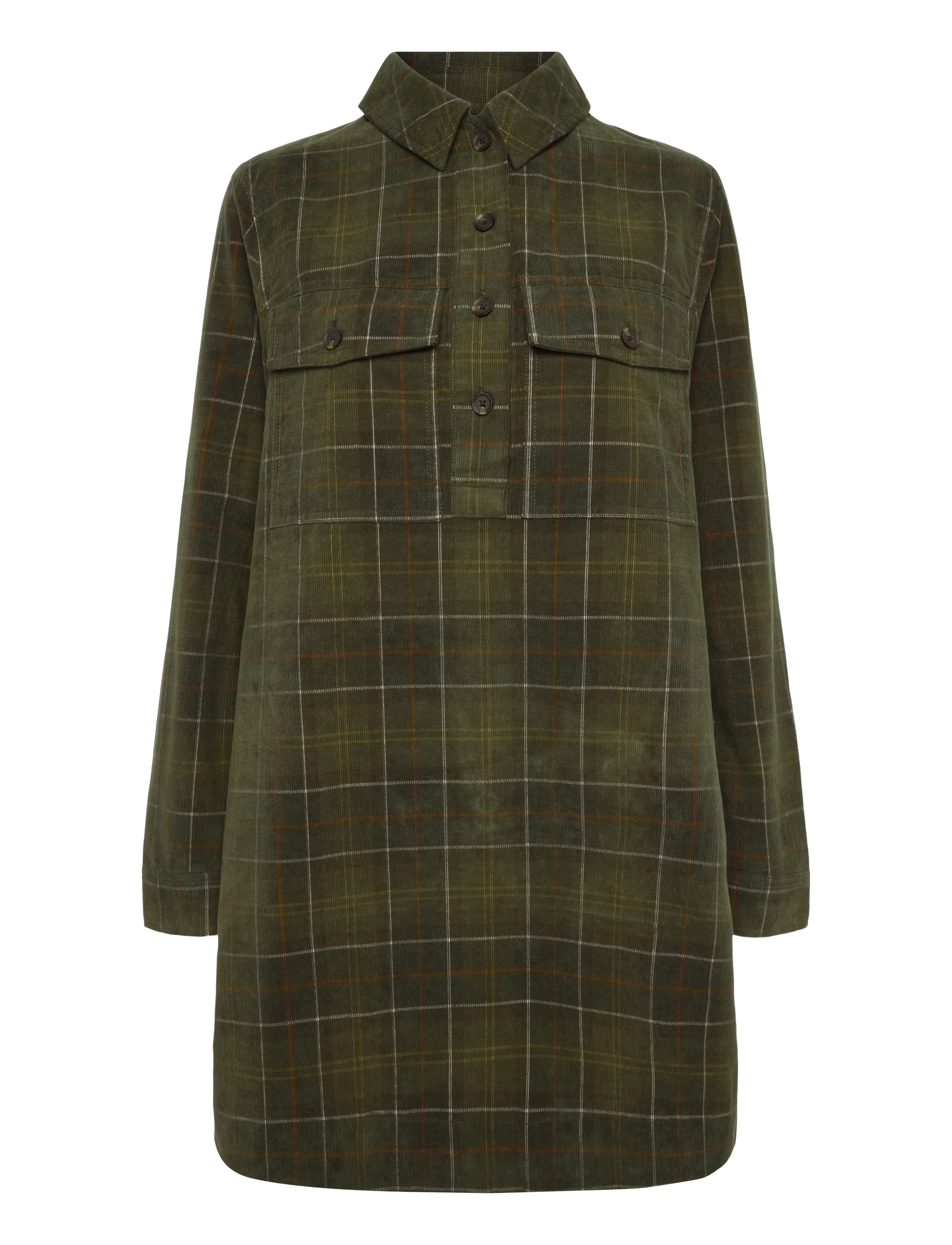 Barbour Barbour Shae Mini Dress - Kleider - SAGE/CLASSIC TARTAN / khaki/green