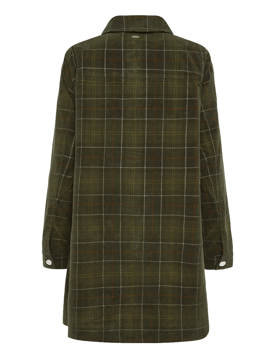 Barbour - Barbour Shae Mini Dress - kurze kleider - sage/classic tartan - 1